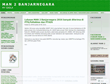 Tablet Screenshot of manbanjarnegara2.wordpress.com