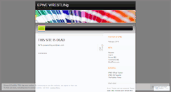 Desktop Screenshot of epwe.wordpress.com