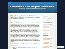 Tablet Screenshot of aapcompliance.wordpress.com