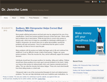 Tablet Screenshot of jenniferlees.wordpress.com