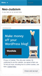 Mobile Screenshot of neojudaism.wordpress.com
