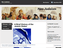 Tablet Screenshot of neojudaism.wordpress.com