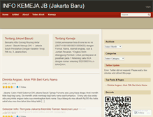 Tablet Screenshot of infokemejajb.wordpress.com
