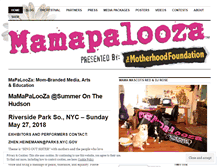 Tablet Screenshot of mamapalooza.wordpress.com