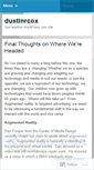 Mobile Screenshot of dustinrcox.wordpress.com