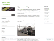 Tablet Screenshot of metronyccommuter.wordpress.com