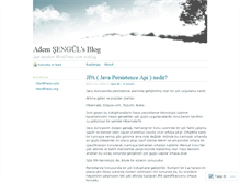 Tablet Screenshot of ademsengul.wordpress.com