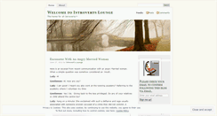 Desktop Screenshot of introvertslounge.wordpress.com