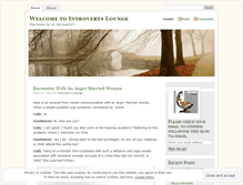 Tablet Screenshot of introvertslounge.wordpress.com