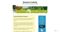 Desktop Screenshot of businesscreativity.wordpress.com