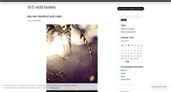 Desktop Screenshot of everydayreddbullets.wordpress.com