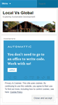 Mobile Screenshot of localvsglobal.wordpress.com