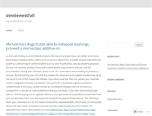 Tablet Screenshot of dessiewestfall.wordpress.com