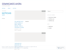 Tablet Screenshot of dominicanosahora.wordpress.com