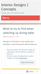 Mobile Screenshot of diningroomtablesguide.wordpress.com