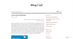 Desktop Screenshot of blogcads.wordpress.com