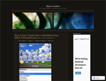 Tablet Screenshot of bekas.wordpress.com