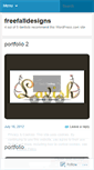 Mobile Screenshot of freefalldesigns.wordpress.com