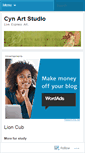 Mobile Screenshot of cynartstudio.wordpress.com