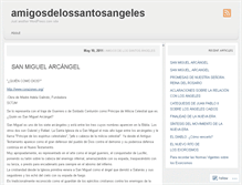 Tablet Screenshot of amigosdelossantosangeles.wordpress.com