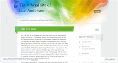 Desktop Screenshot of lexianderson21.wordpress.com