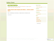 Tablet Screenshot of holleychant.wordpress.com