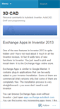 Mobile Screenshot of 3dcad.wordpress.com