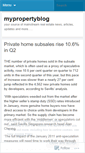 Mobile Screenshot of mypropertyblog.wordpress.com