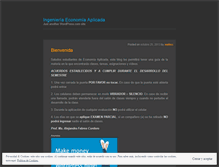 Tablet Screenshot of ingenieriaeconomia.wordpress.com