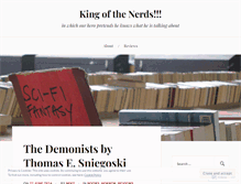 Tablet Screenshot of kingofthenerds.wordpress.com