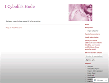 Tablet Screenshot of cybolil.wordpress.com