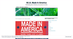 Desktop Screenshot of miamadeinamerica.wordpress.com