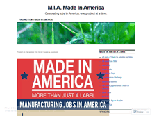 Tablet Screenshot of miamadeinamerica.wordpress.com