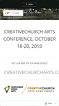 Mobile Screenshot of creativechurchconference.wordpress.com