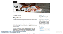 Desktop Screenshot of mattinghana2011.wordpress.com