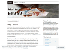 Tablet Screenshot of mattinghana2011.wordpress.com