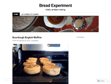 Tablet Screenshot of breadexperiment.wordpress.com