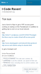 Mobile Screenshot of icoderaven.wordpress.com