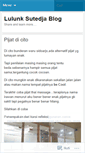 Mobile Screenshot of lulunk.wordpress.com