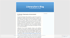 Desktop Screenshot of literarylion.wordpress.com