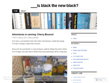 Tablet Screenshot of isblackisthenewblack.wordpress.com