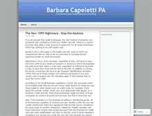 Tablet Screenshot of capelettire.wordpress.com