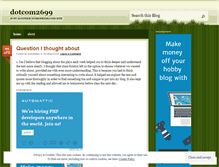 Tablet Screenshot of dotcom2699.wordpress.com