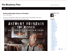 Tablet Screenshot of blueberryfiles.wordpress.com