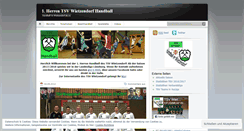 Desktop Screenshot of handballwietzendorf.wordpress.com