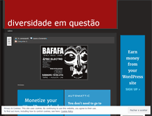 Tablet Screenshot of diversidadeemquestao.wordpress.com