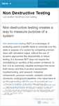 Mobile Screenshot of nondestructivetesting.wordpress.com