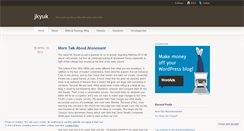 Desktop Screenshot of jkyuk.wordpress.com