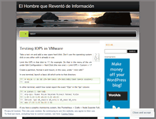 Tablet Screenshot of elhombrequereventodeinformacion.wordpress.com