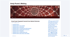Desktop Screenshot of andrewpoots.wordpress.com